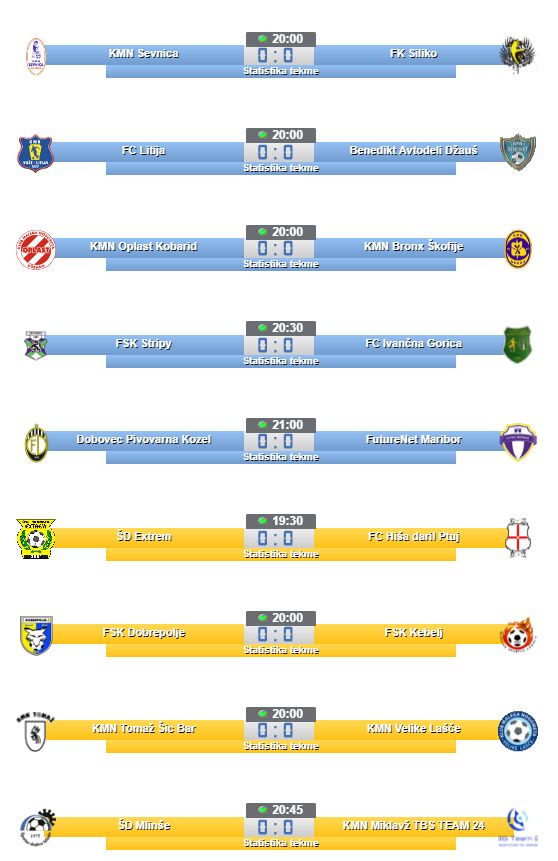 FutsalSi's tweet photo. Začenjamo 16. krog #1SFL in 16. krog #2SFL #VZivo #FutsalSemafor
🔽🔽🔽
https://t.co/XEuku8N0wW https://t.co/89rBHKrVpe