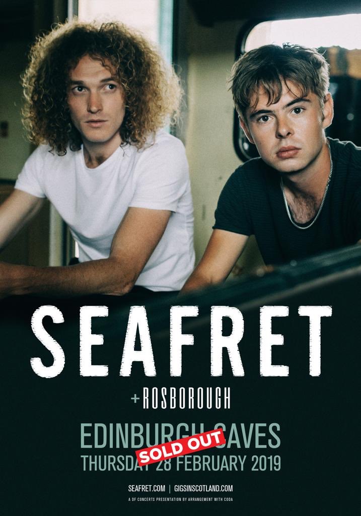 SeafretOfficial's tweet image. See you soon Edinburgh! 🕺