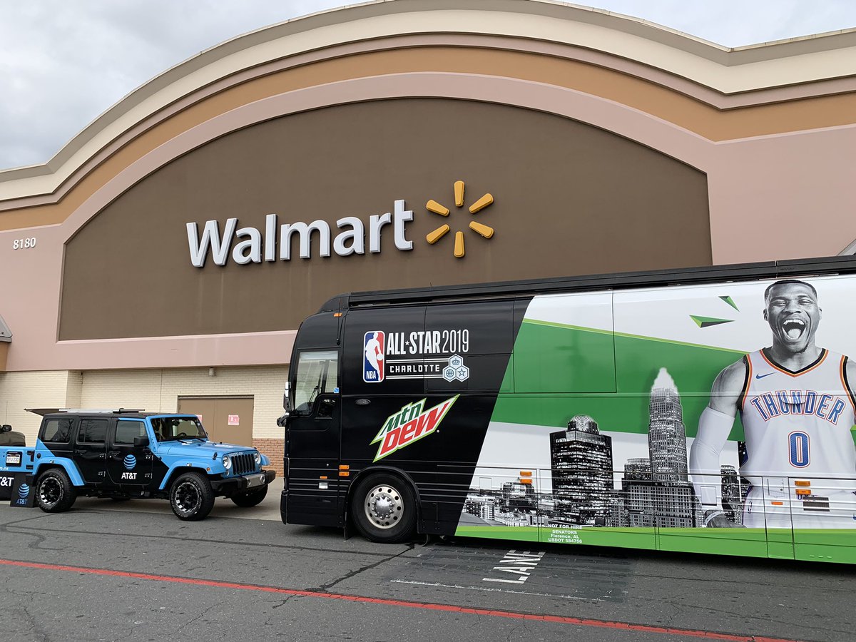 The Road Warriors are on location amped up for All Star Weekend!! Come get some free hot popcorn!! <a href="/404girl/">Betsy Francis</a> @geauxlego