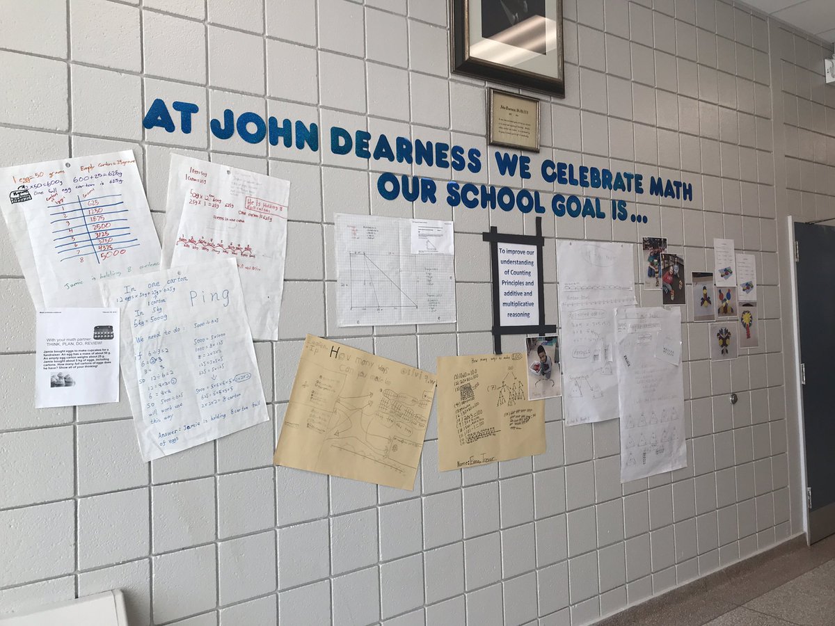 Our students wanted to show off their math. They are so proud to share.