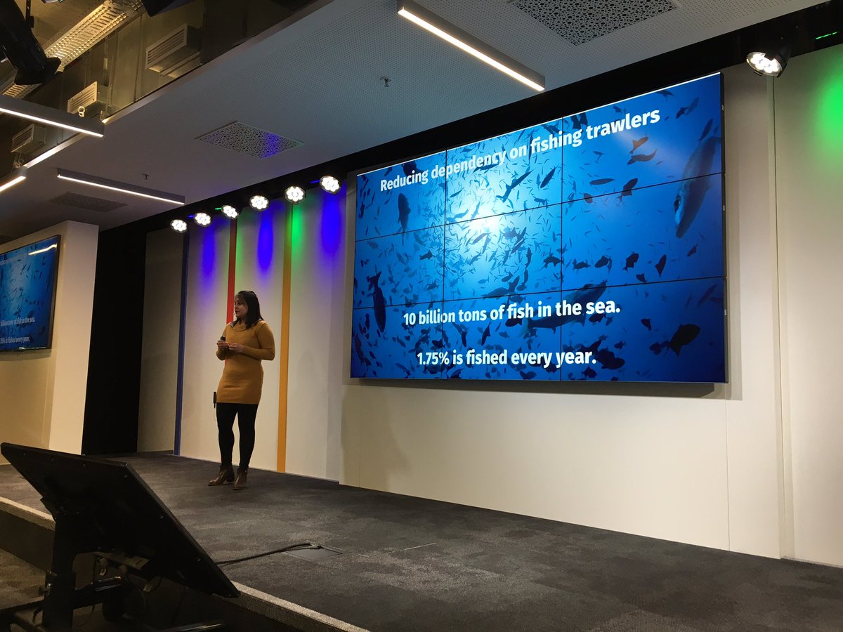 WFPInnovation's tweet photo. FACT | 1.5B people depend on fisheries for livelihood, but 25% of the global fish stock is either overexploited or depleted 🐟. From space to sea, Numer8 wants to open up collected fishery intelligence to communities, in order to predict the nature of catch, time and seasonality. https://t.co/NUXDNnzoP5
