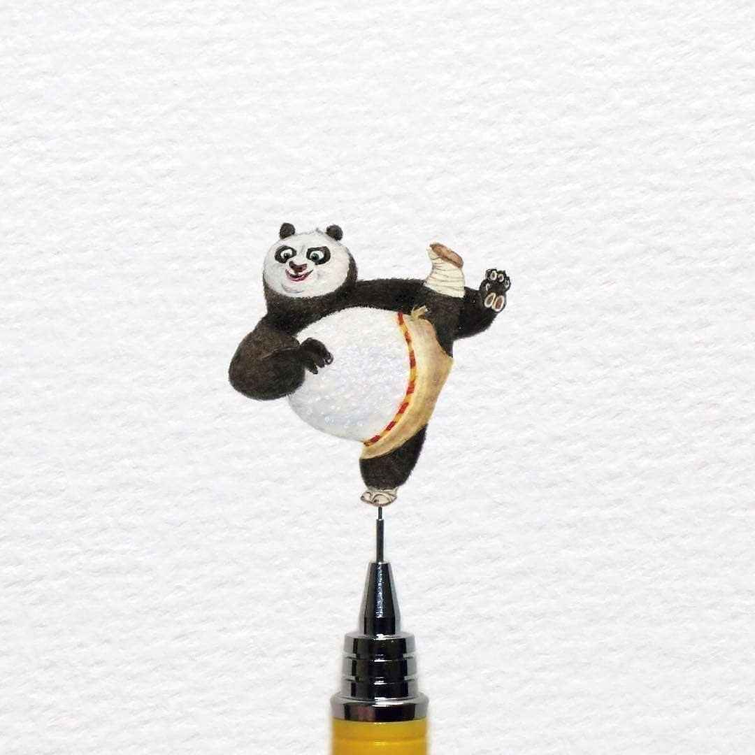 Admirez les dessins miniatures de Frank Woodcastle ! Quelle prÃ©cision ðŸ‘Œ

Son Instagram : https://t.co/AOwxFBmCk2