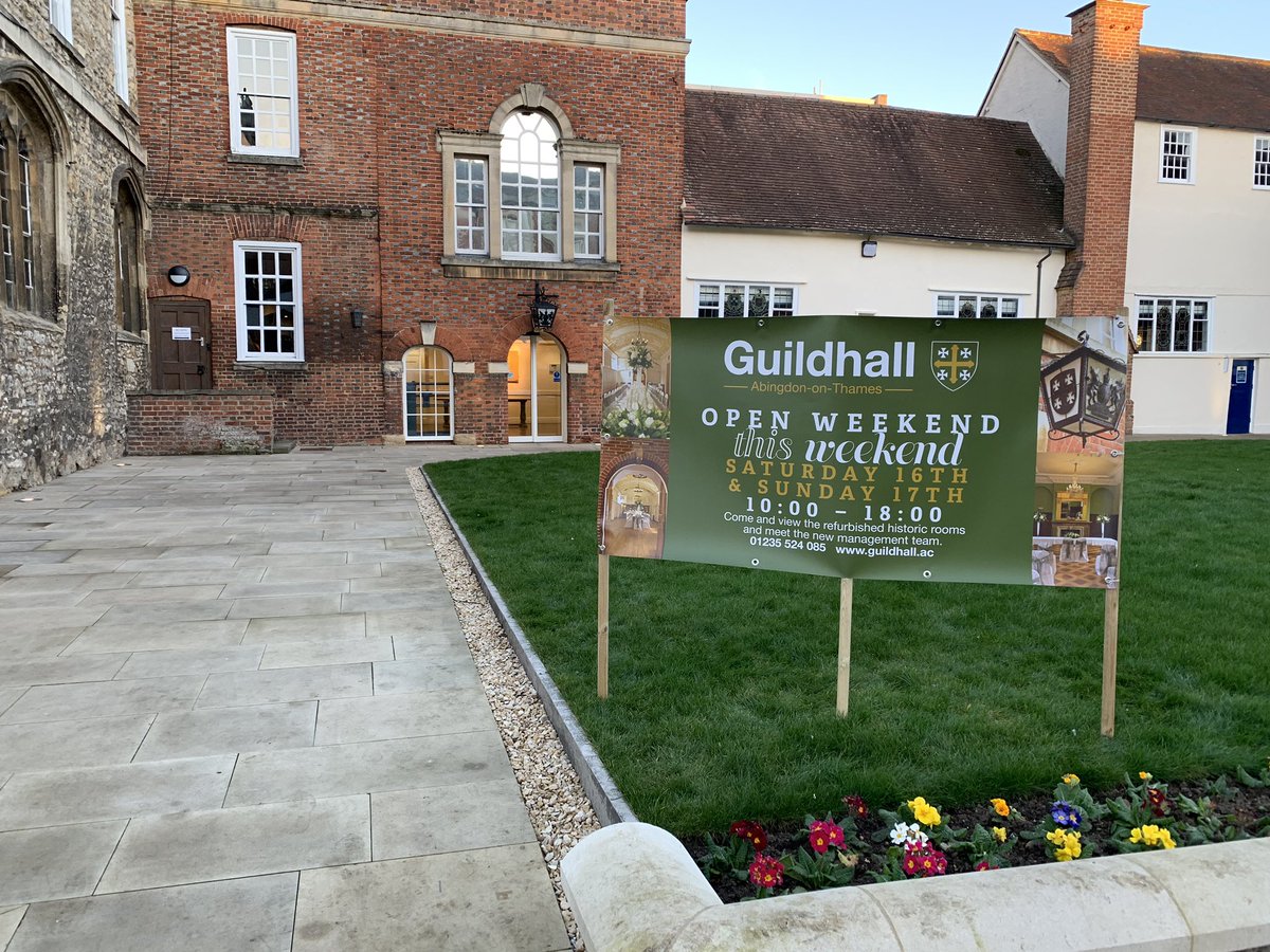 GuildhallEvents's tweet image. We’re all ready for our open weekend tomorrow. Who’s coming down to see the venue and meet the team?