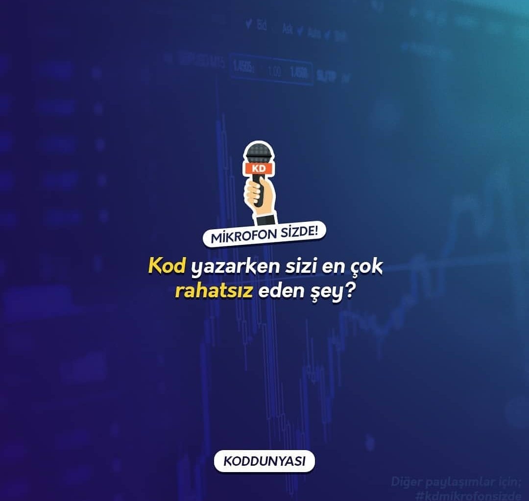 Kodu yazamamak.