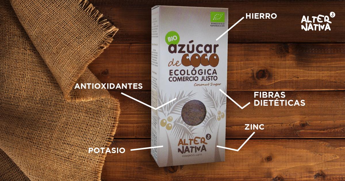 alternativa3's tweet photo. El azúcar de coco: un endulzante repleto de nutrientes. Con sabor dulce y un toque a caramelo. Contiene hierro, zinc, potasio, antioxidantes y fibras dietéticas.
#AlterNativa3 #productosbio #ComercioJusto #bio #naturelovers #azucardecoco #coco #coconutsugar #fairtrade https://t.co/ti2L7aekaz