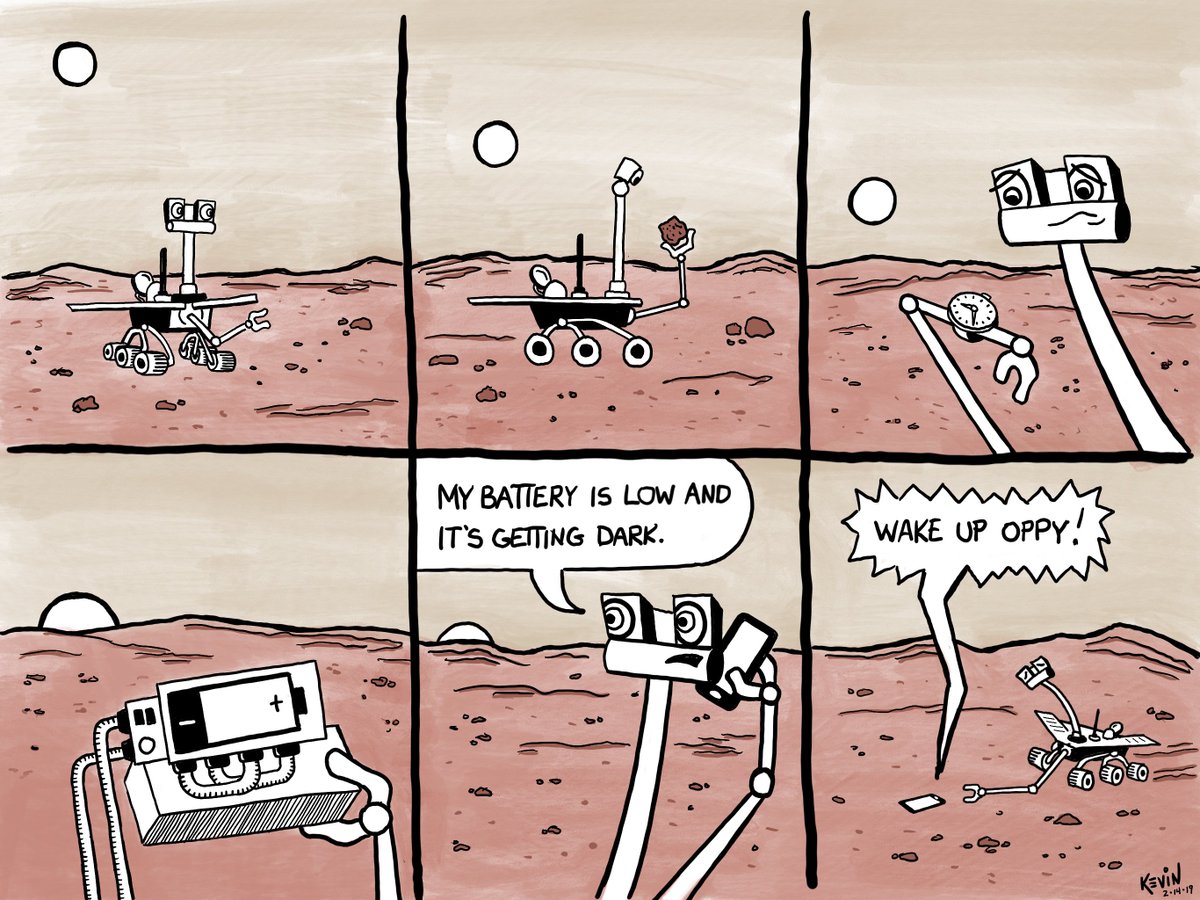 LearnNuggets's tweet image. My Opportunity Rover tribute. See my thought process and a 'making of' video over at NuggetHead Studioz Facebook page &amp;gt; facebook.com/NuggetHead/ #OpportunityRover #Oppy