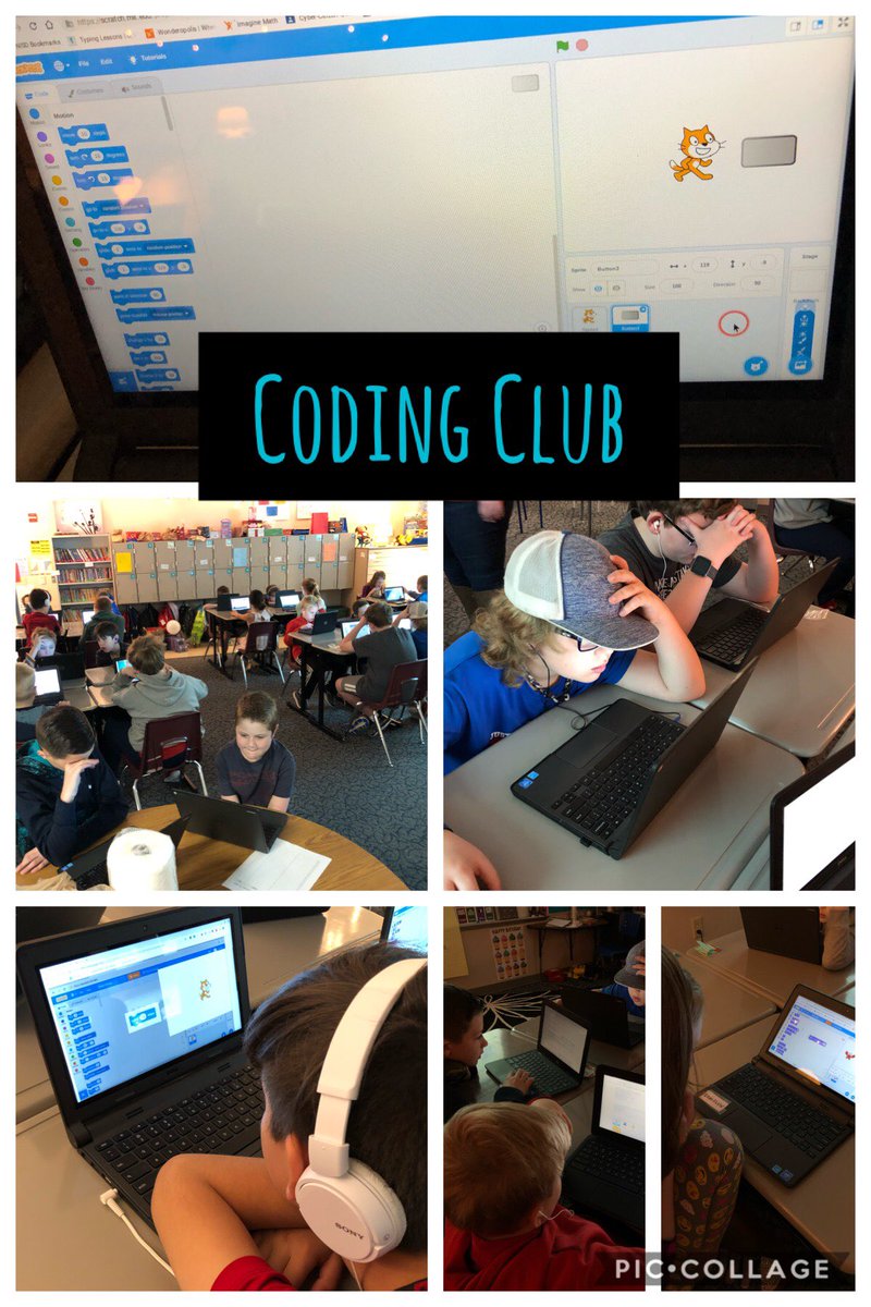 mrscruz_MTSS's tweet photo. Fourth and fifth graders are learning how to code using CS First lessons with Google. @JustinJags @Abattyteacher @ReneEgle @NorthwestISD @Google #CSFirstCoding https://t.co/Whp18XI6Uh