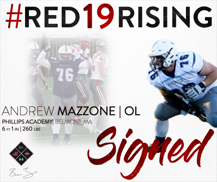 CoachFordyce_DC's tweet photo. OL @andrewmazz8 has made it official and will be joining the #RedDevilTakeOver #MOLGA #ForksUp #Red19Rising https://t.co/mof1logyXU
