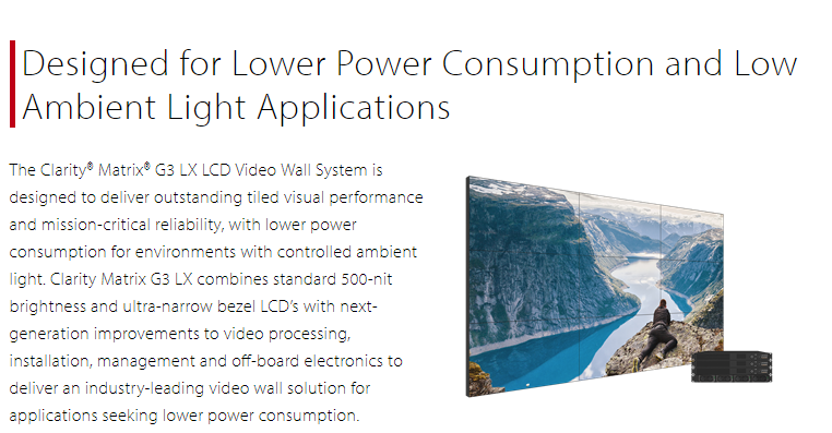 Automated_AV's tweet image. PLANAR - Clarity Matric G3 LX
LCD Video Wall System