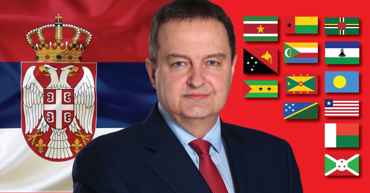 BulatMilos's tweet photo. СРБИЈА СЕ ЧУВА ДИПЛОМАТИЈОМ!!!

Недеља, 17.02. у 11ч
Плато испред општине Звездара
Промоција 13 држава, које су повукле признање лажне државе Косово
Херој српске дипломатије Ивица Дачић ће својим присуством увеличати овај догађај 🇷🇸🇷🇸🇷🇸 @socijalisti #IvicaDačić https://t.co/GJyxy0JM7Q