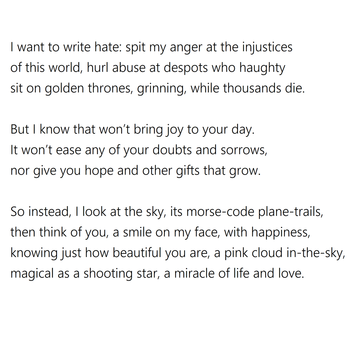 iamlindasarah's tweet photo. for you, with love xx

#FridayFeeling #YouAreLoved #YouAreNotAlone #LoveNotHate #CompassionRules #Venezuela #FightWarNotWars #Crass https://t.co/46miyopCo2