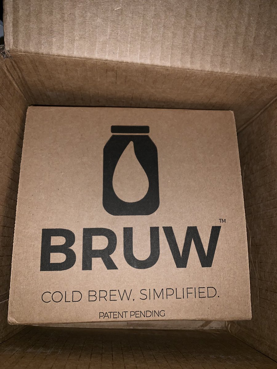 WebeeLLC's tweet photo. Just got it thanks @bruwcoffee and @mcuban can’t wait to try it out. @ABCSharkTank https://t.co/2XCLnebGGn