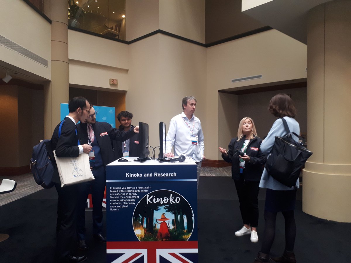 Come and meet us at the UK stand! 
#AAASmtg #ResearchIsGreat

Learn how game design can help science and science can help game design! <a href="/AbertayUni/">Abertay University</a> <a href="/FollowedVR/">YOU ARE BEING FOLLOWED</a>