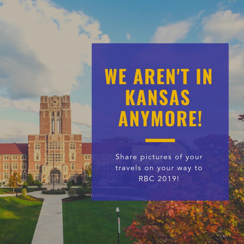 HEY SAACURH!! 
Today’s the day! The clouds are shining! IT’S RBC!! Today’s social media challenge is to share pictures of your travels (driver does not need to take the photo). Tag it with #SAACURHSpirit2019 and #[your institution].
We are so excited to see you!!