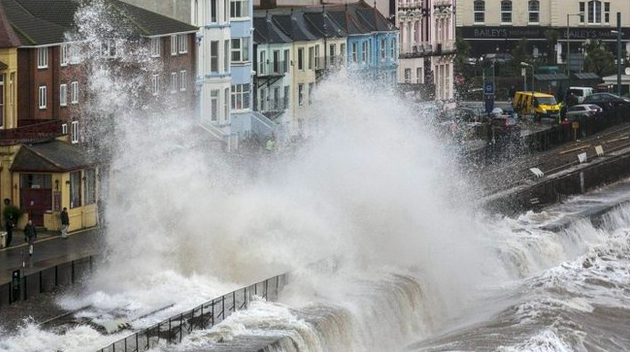 Government announces £80 million sea wall to protect Dawlish from waves, and insists that the ocean will pay for it.