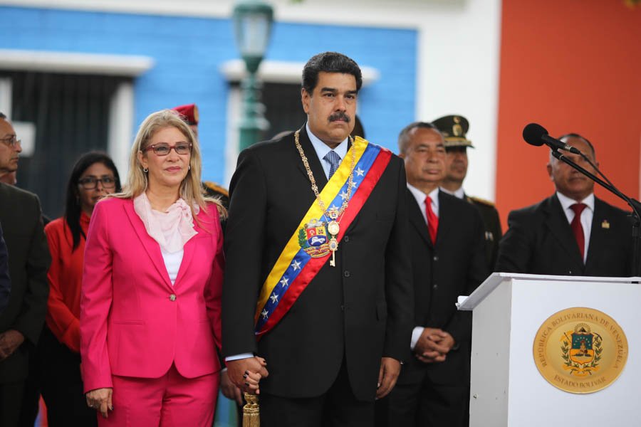 PresidencialVen's tweet photo. #EnVivo “Es obsceno que un grupo de personas nacidas en Venezuela le pidan al imperio norteamericano que invada a nuestro país”, alertó el presidente @NicolasMaduro https://t.co/TmcxK8Yrw6