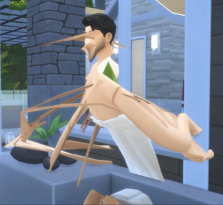 DelaneStudios's tweet image. Needing a dose of silly. Show me your Sims glitches or let me in on the drama happening in your Sims life. 
#simsync #Sims4 #TheSims