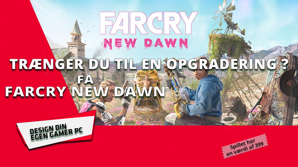 data_labtech's tweet image. Overvejer du en opgradering af din computer? Spillet FarCry : New Dawn medfølger gratis. - mailchi.mp/labtech.dk/uge7