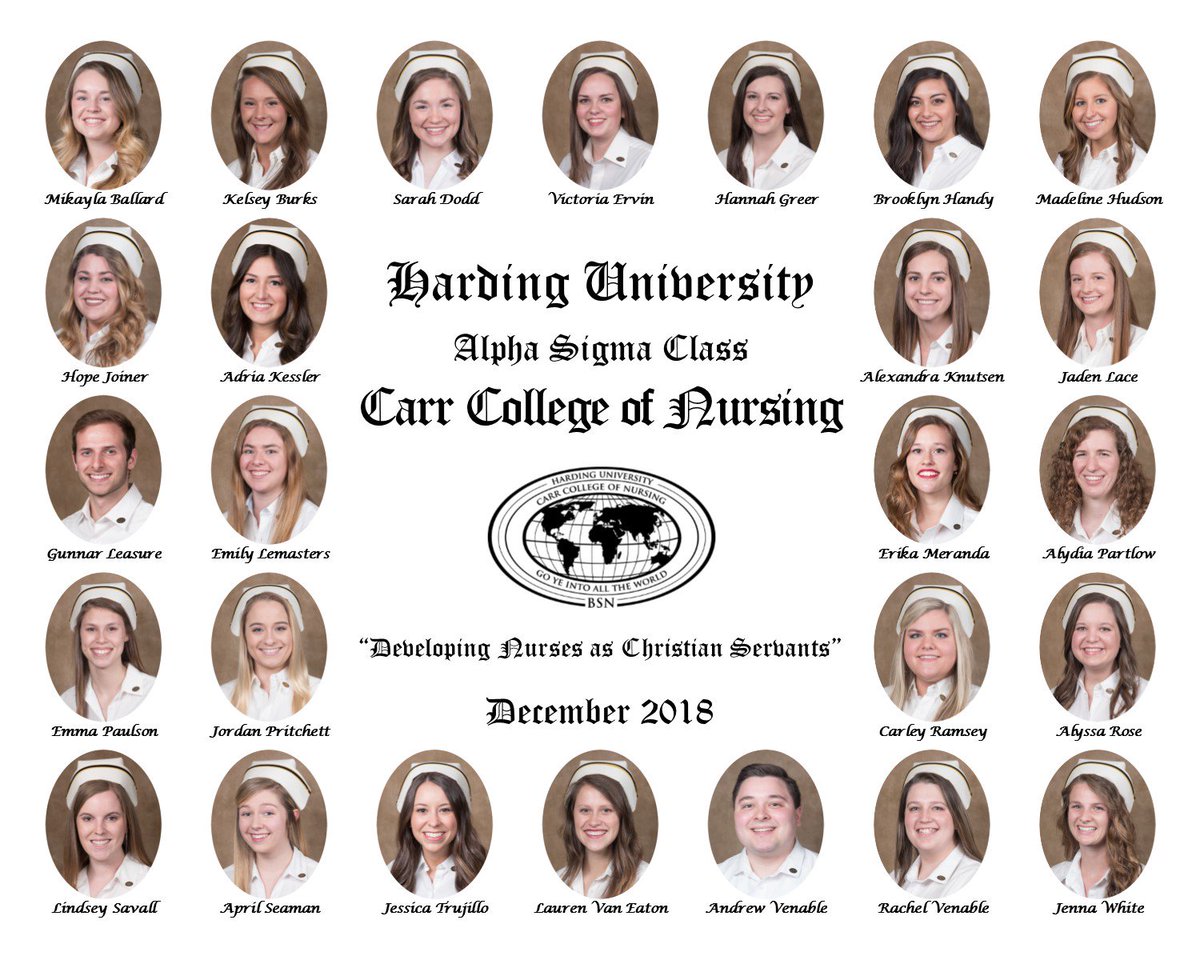 HardingNurse's tweet photo. We have another semester to add to the 100% pass rate for the first try of the NCLEX exam! This makes 8 semesters in a row!

Fall 2018 graduates of the Carr College of Nursing have all passed! Praise God for this wonderful outcome and congratulations to the graduates! @HardingU https://t.co/INynTi1YzN
