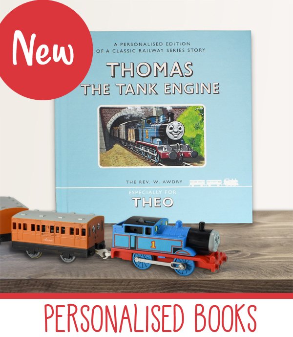 BeckyandLolo's tweet photo. Join Thomas and friends in the classic tales of #ThomastheTankEngine. Featuring Rev. W. Awdry's original railway stories, our keep sake #books can be #personalised with the name of someone special.

Shop now ➡️https://t.co/7noOoGSgbp https://t.co/rDr911c06c