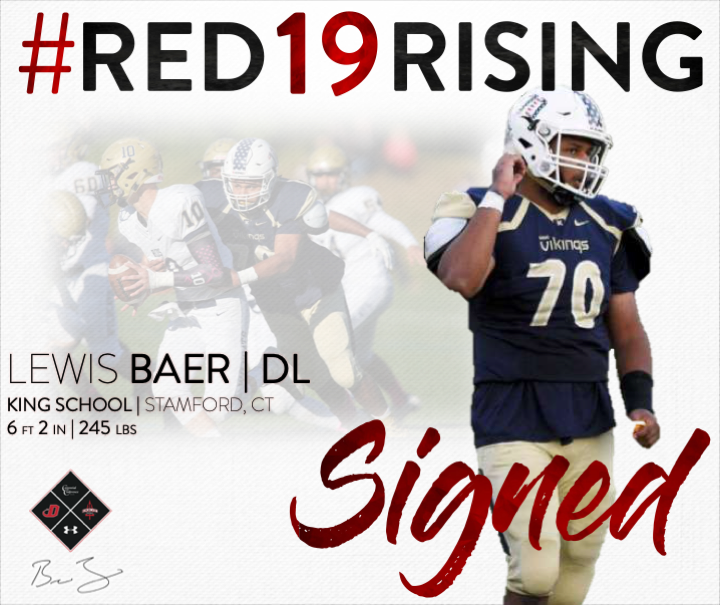 CoachFordyce_DC's tweet photo. Big time DE @Lewisjbaer officially joining the #RedDevilTakeOver #ForksUp #Red19Rising https://t.co/1Cq6Selazm