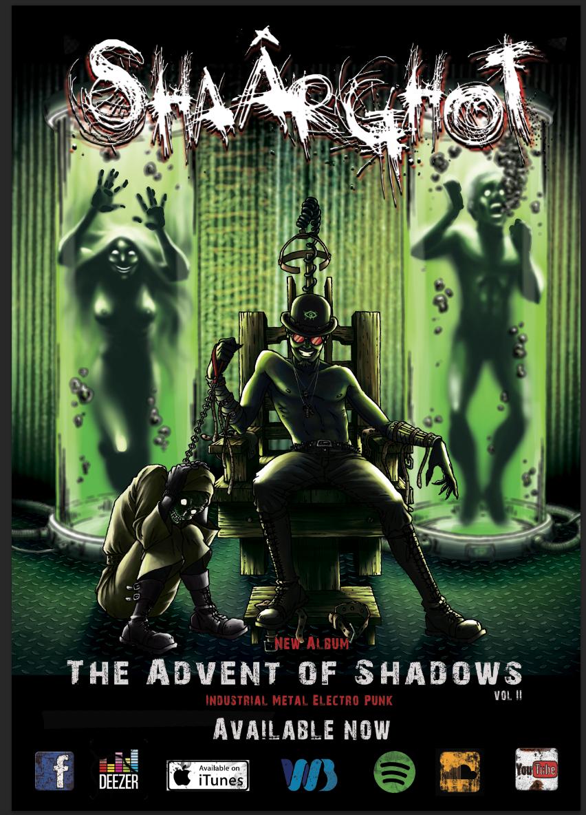 New album The Advent of Shadows is available ! 
wiseband.lnk.to/SHAARGHOT-Vol-…

#industrialmetal #goth #metalhead #gothic #darkusic #madmax #gothique #industrialmusic #MetalNews #shaârghot #monster #darkelectro #cyberpunk