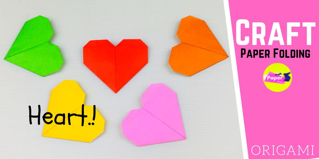 How to Make Paper Heart Origami | Paper Folding Hearts Valentine Crafts | Folding Hearts with Paper😍 youtu.be/Tdu89ljQfn0