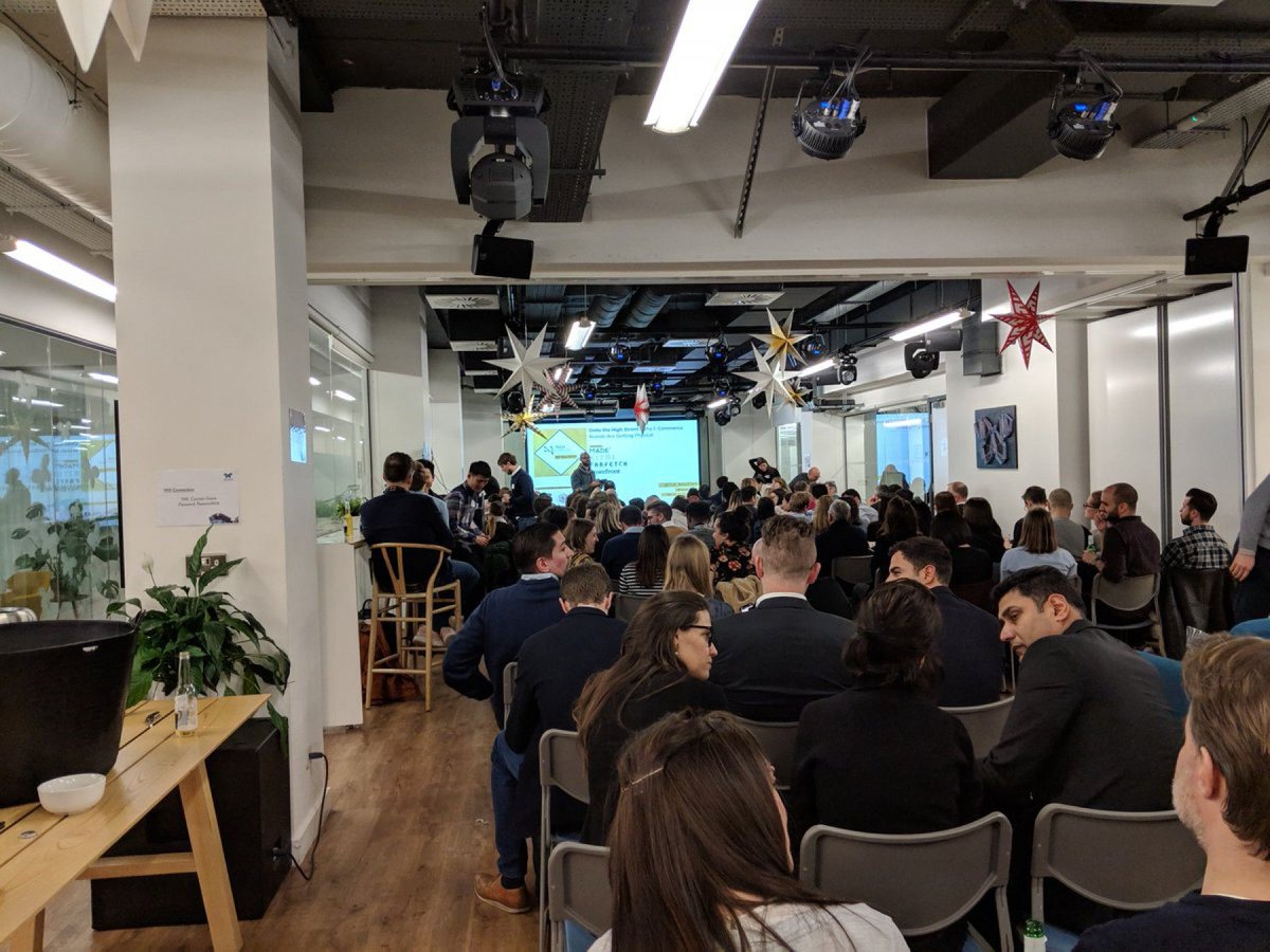 OmnifiLtd's tweet image. Did you make it to the great event we sponsored this week? We did a wrap-up, including a video - ohhhh! - Onto the High Street: Event Wrap Up - check it out here: buff.ly/2S4XI1s - @TLA_RetailTech @TechLondonAdv @Storefront @farfetch @madedotcom @moolark