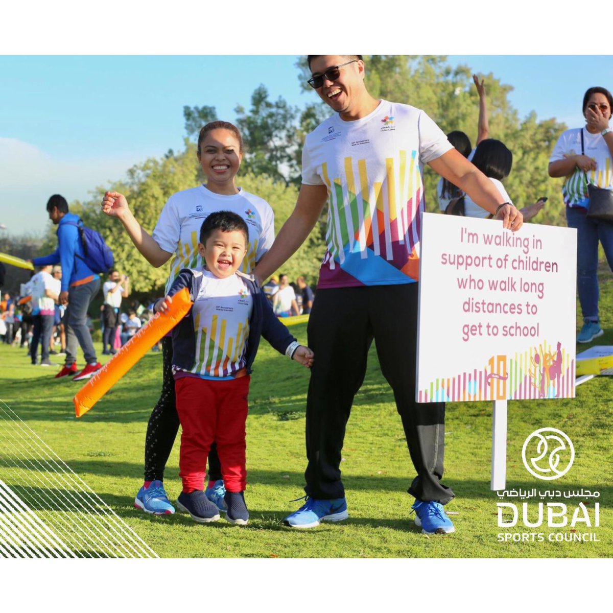 DubaiSC's tweet photo. With participation of HE Hessa Buhumaid,Minister of Community Development, the Dubai Cares #Walk4Education 2019 was organized this morning &amp; included new activities aimed at raising awareness about education @KHDA @CDA_Dubai @DubaiCares @DubaiCares https://t.co/09ONvacZGE