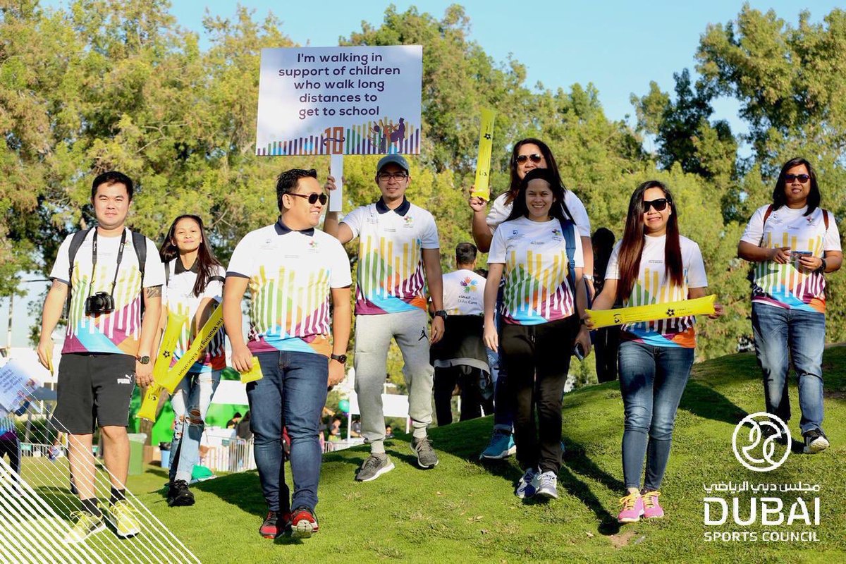 DubaiSC's tweet photo. With participation of HE Hessa Buhumaid,Minister of Community Development, the Dubai Cares #Walk4Education 2019 was organized this morning &amp; included new activities aimed at raising awareness about education @KHDA @CDA_Dubai @DubaiCares @DubaiCares https://t.co/09ONvacZGE