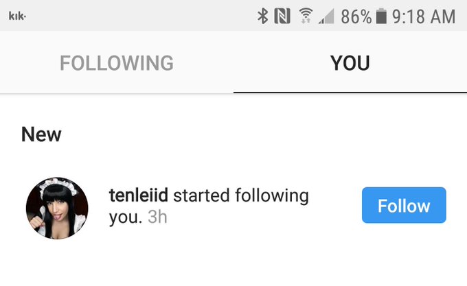 I am so lucky! @tenleid followed me on Instagram! She is hot! I love her boyfriend's videos! I secretely<a class="tags" href="/tag/tenleid">@tenleid</a>