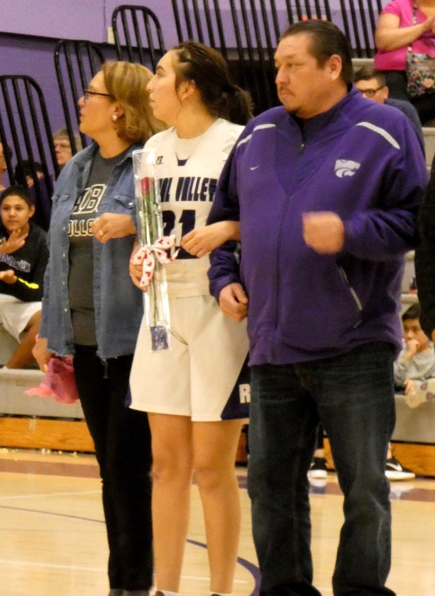 Special night for our seniors. Thank you for all that you have done for RV and our program! Love these young ladies (and Jonny)