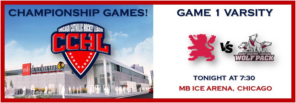 ViatorHockey's tweet photo. GAME 1 TONIGHT for the #KennedyCup Championship! Let's all head downtown to @MBIceArena for a 7:30 game against St. Ignatius @SICPBoysHockey. Admission $5 for adults and $3 for students. #LetsDoItAgain #LionPride #GoLions #TwoInARow #Back2BackCups @cchlbestof3 https://t.co/LIxF0CYp2Q