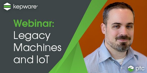 Kepware's tweet photo. In an exclusive webinar, experts from @PTC and Control Global discuss how to extend value from your legacy machines with IoT-ready industrial connectivity. Tune in March 12 at 2:00 p.m. ET. #moremachinedata https://t.co/8oIOIVpeNE https://t.co/OwFnEfEj0s