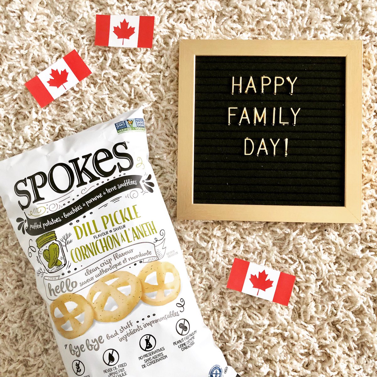We’re proud of our heritage, so on #NationalFlagofCanadaDay we celebrate the mom who created SPOKES! You can pick some up at Shoppers Drug Mart or Pharmaprix across Canada! Perfect for all your fun-filled family activities this #familydaylongweekend #FamilyDay