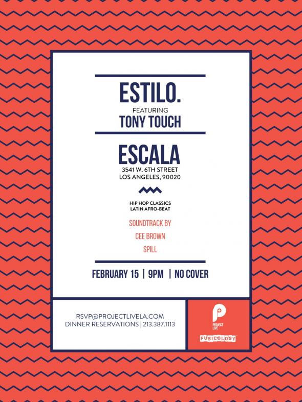 fusicology's tweet photo. Tonight LA @projectliveLA #Estilo ft. DJ Tony Touch, Cee Brown, &amp; DJ Spill @escala https://t.co/jRGk6ZtDhy #DJTonyTouch #CeeBrown #DjSpill #HipHop @DJCEEBROWN @DJTonyTouch https://t.co/hxhPGvLiQH