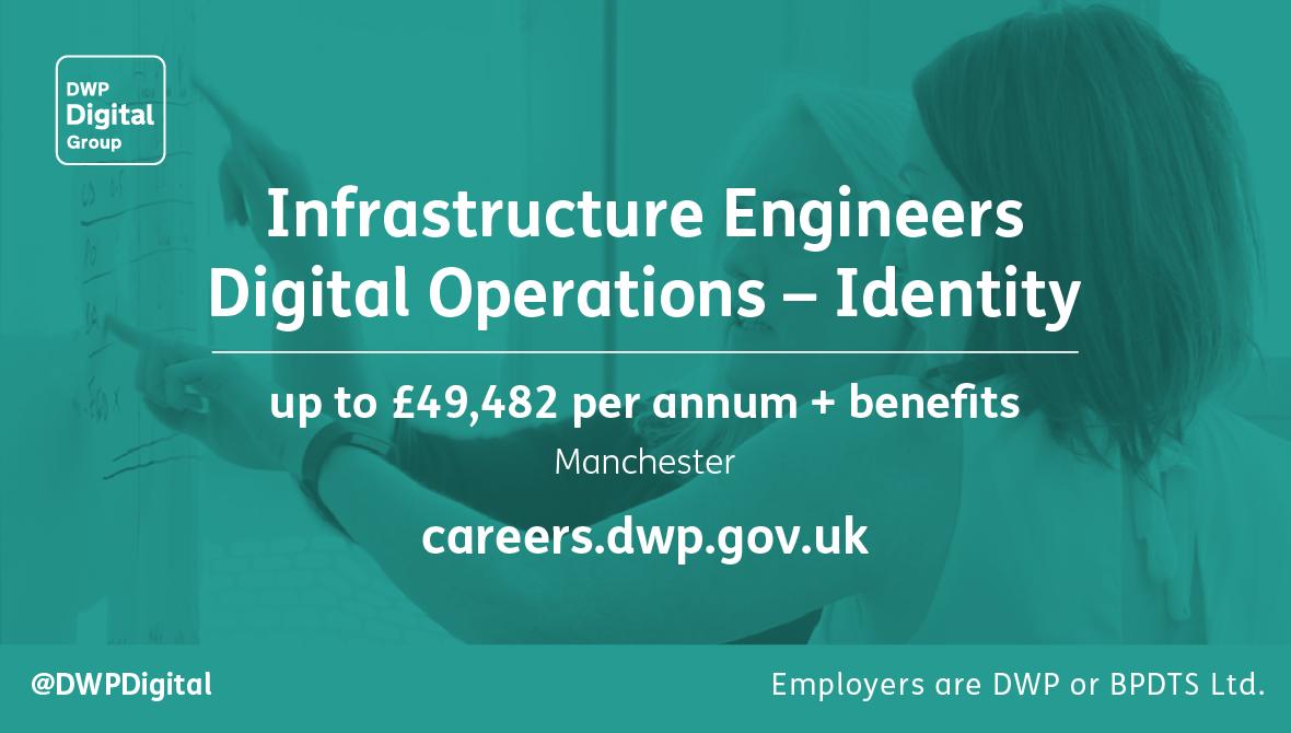DWPDigitalJobs's tweet photo. #Manchester! We need 3 Infrastructure Engineers with significant experience acting as 3rd line support for incidents, problems and changes to infrastructure solutions and services.

For more info and to apply: https://t.co/rVZT0EKV5x

#3rdLineSupport #InfrastructureEngineering https://t.co/T9j8LzEVj5