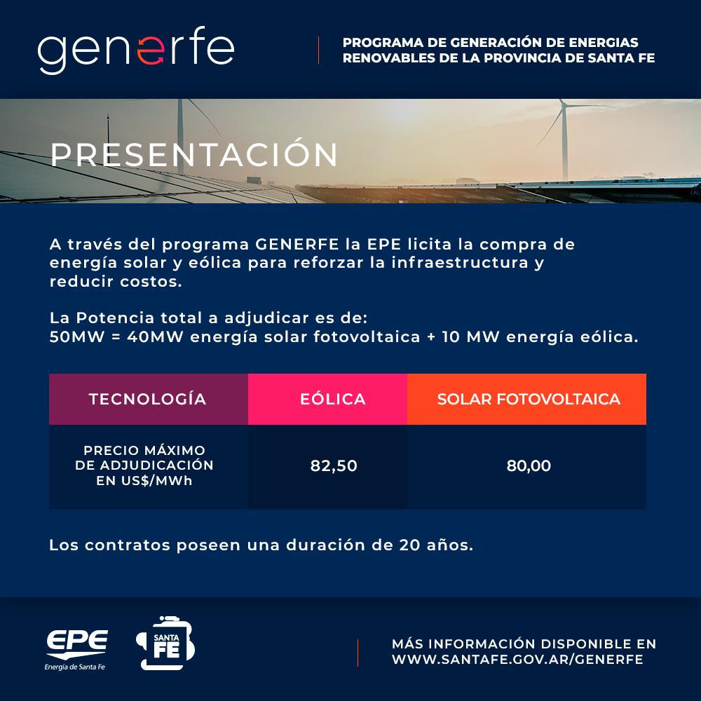 SecEEnergiaSF's tweet image. Aquí anticipamos información sobre #Generfe 👉 santafe.gov.ar/generfe #EpeSustentable @GobSantaFe #EnergizandoElFuturo
