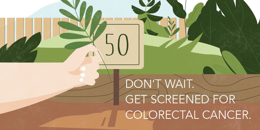 CDC_Cancer's tweet photo. Colorectal cancer is preventable! Screening tests can find precancerous polyps so they can be removed before they turn into cancer. If you’re 50 to 75 years old, don’t wait - get screened: https://t.co/ZHL2kmplKc #CancerPreventionMonth https://t.co/7f0CKoCtZu