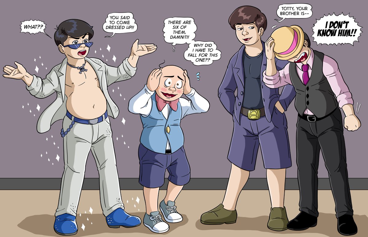 Jaymz If You Invite Kara Out On A Double Date Prepare To Be Embarrassed Cute Chubbymatsu Chubby Belly Karamatsu Chibita Atsushi Todomatsu おそ松さん おなか カラチビ トド松 チビ太 あつしくん カラ松 Karabita