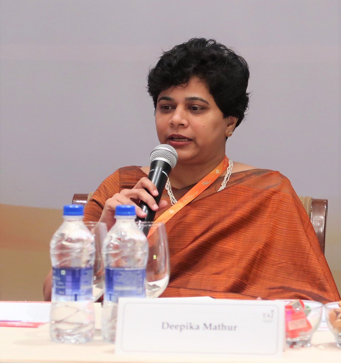 MarkelIntl's tweet image. CEO of Markel India, Deepika Mathur, speaking at the 12th India Rendezvous where the panel discussed new insurance regulations in India #reinsurance #indiainsurance #regulation
