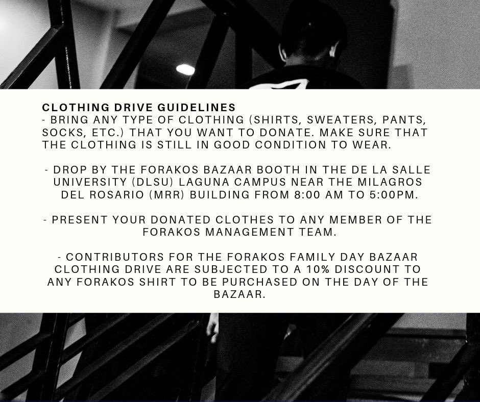 forakosph's tweet photo. FOR A KOS: CLOTHING DRIVE.
Check the guidelines below.

Indeed, we are not just a brand. Join the cause now.
#FORAKOS #NotJustABrand https://t.co/cd1KqdEyUG