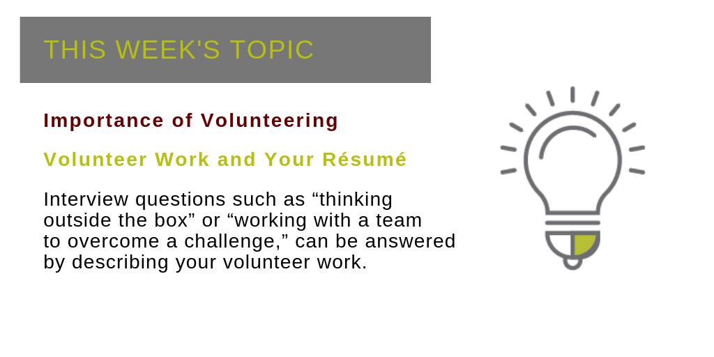 msstatecareer's tweet image. All experience is valuable. Employers and hiring managers will   appreciate volunteer experience. #Volunteering #CareerReady #jobs4dawgs