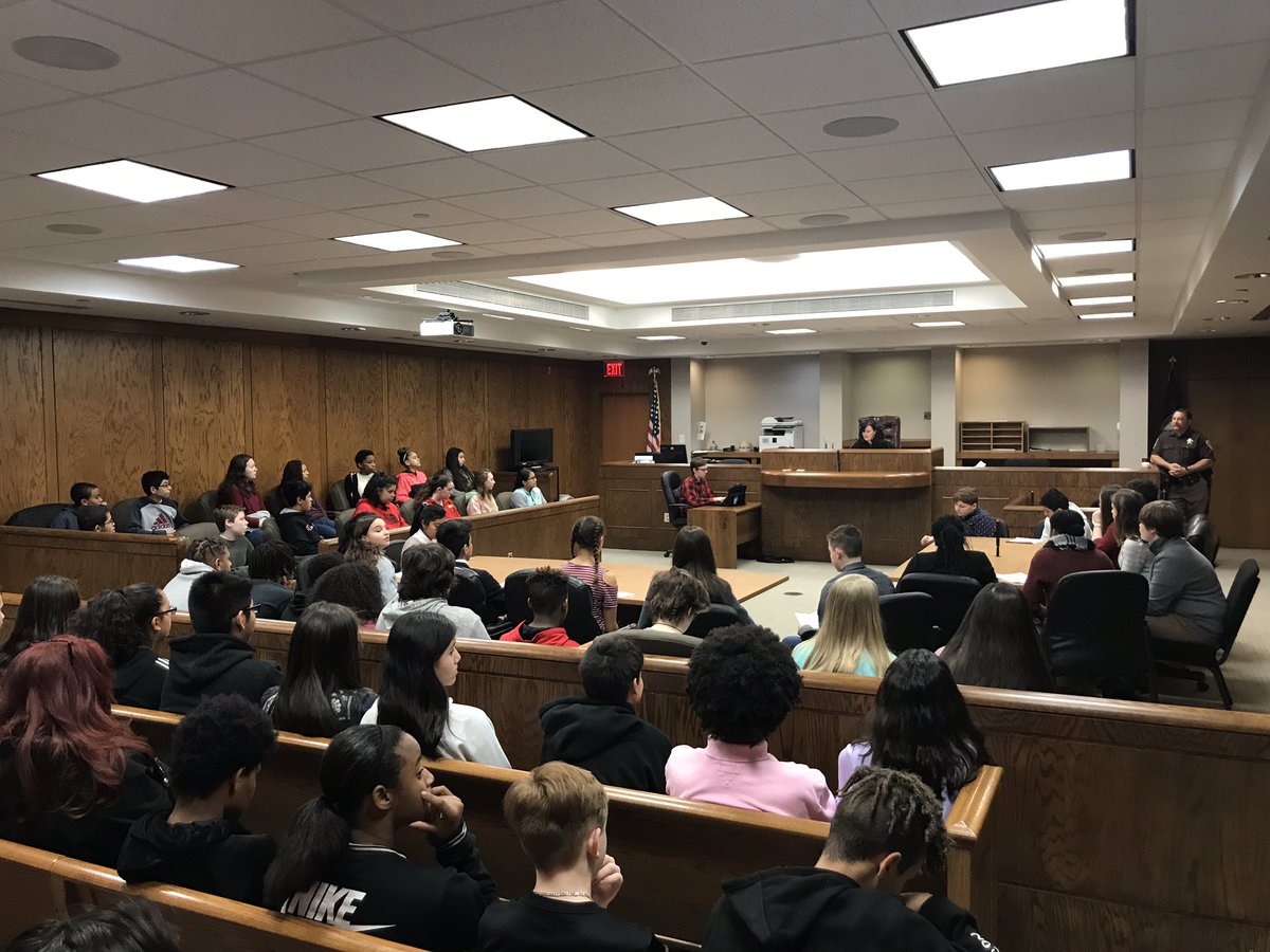 DMMS 8th graders participating in a mock trial! <a href="/dmmswps/">DMMS Riflemen</a> <a href="/matt_roarkm/">Matt Roark</a>
