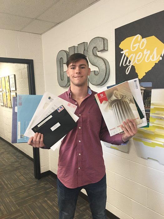 thecrescenthigh's tweet photo. Congratulations to Murphy McBride! Murphy applied and was accepted at 9 different colleges. Murphy has committed and signed to play football at Newberry College. Great job, Murphy! We are proud of you! https://t.co/9Y3iqqOrDL