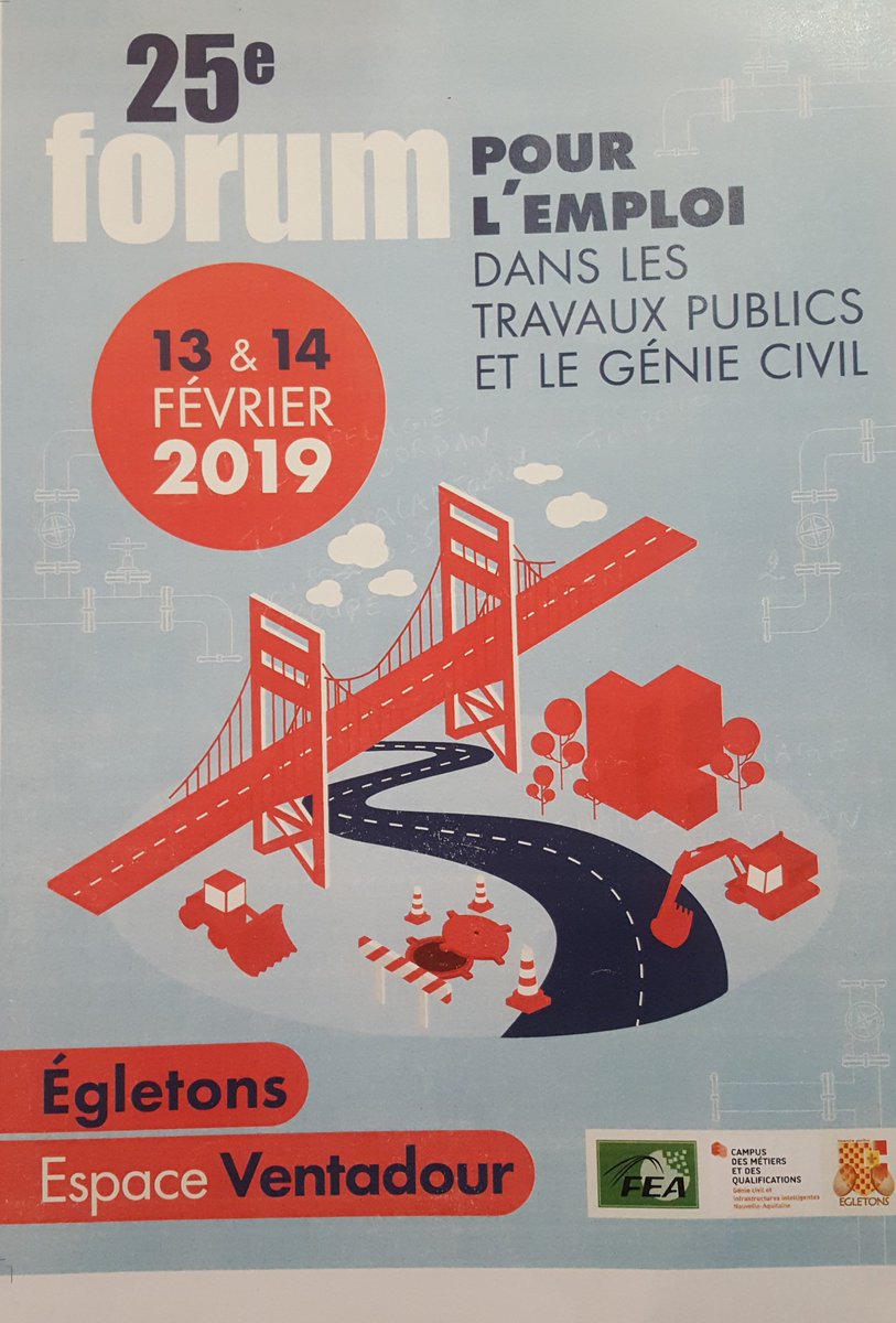 Haladjian's tweet photo. @Haladjian a participé les 13 et 14 février au Forum pour l'emploi dans les Travaux Publics et le Génie Civil à Egletons.

A cette occasion, nos équipes ont pu échanger avec les étudiants sur les métiers du BTP et leur proposer des futures offres de stage et d’emploi 💼. https://t.co/8iQadzHqHR