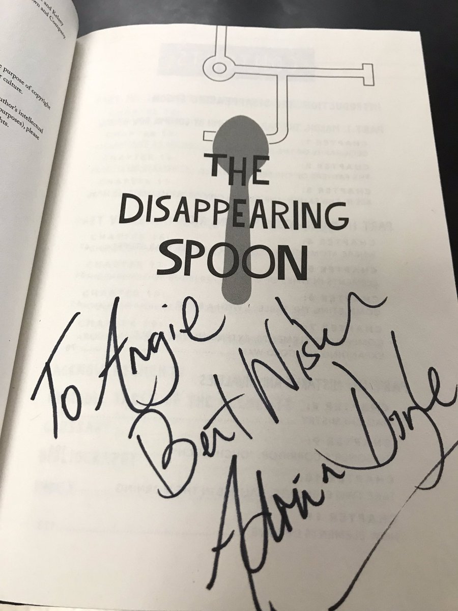 OconChem's tweet photo. Thanks to @adchempages for sending me this autographed copy of his book after one of my more intrepid and resourceful students contacted him. You set the bar high, sir. Much respect and thanks for obliging her request! #apchem https://t.co/5JXdwUJnzF