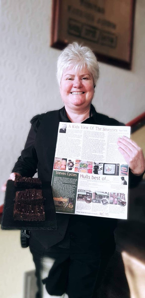 Here’s Mandy from <a href="/McCoysCoffee/">McCoy's Coffee</a> who has worked there for over 10 years. 

We were searching for the best brownie in Hull and McCoys had a delicious vegan dark chocolate brownie, indulge yourself 😋 

#thehullhub #brownie #hullhour #Hull