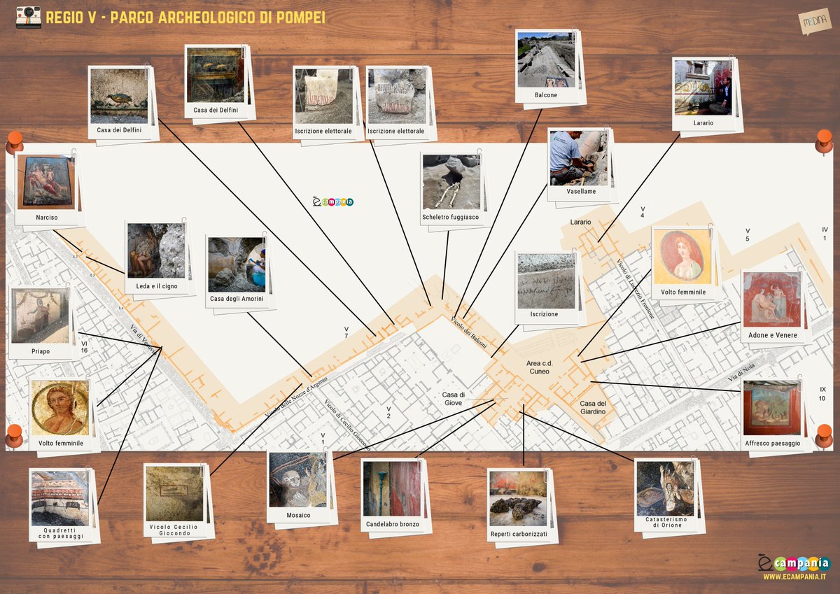 <a href="/pompeii_sites/">Pompeii Sites</a> cosa sta accadendo nella Regio V? Quali sono le meraviglie riportate alla luce e che presto saranno fruibili al pubblico? In questa #infografica un sunto dello stato attuale delle cose, in attesa della prossima scoperta.... goo.gl/bE3aKy