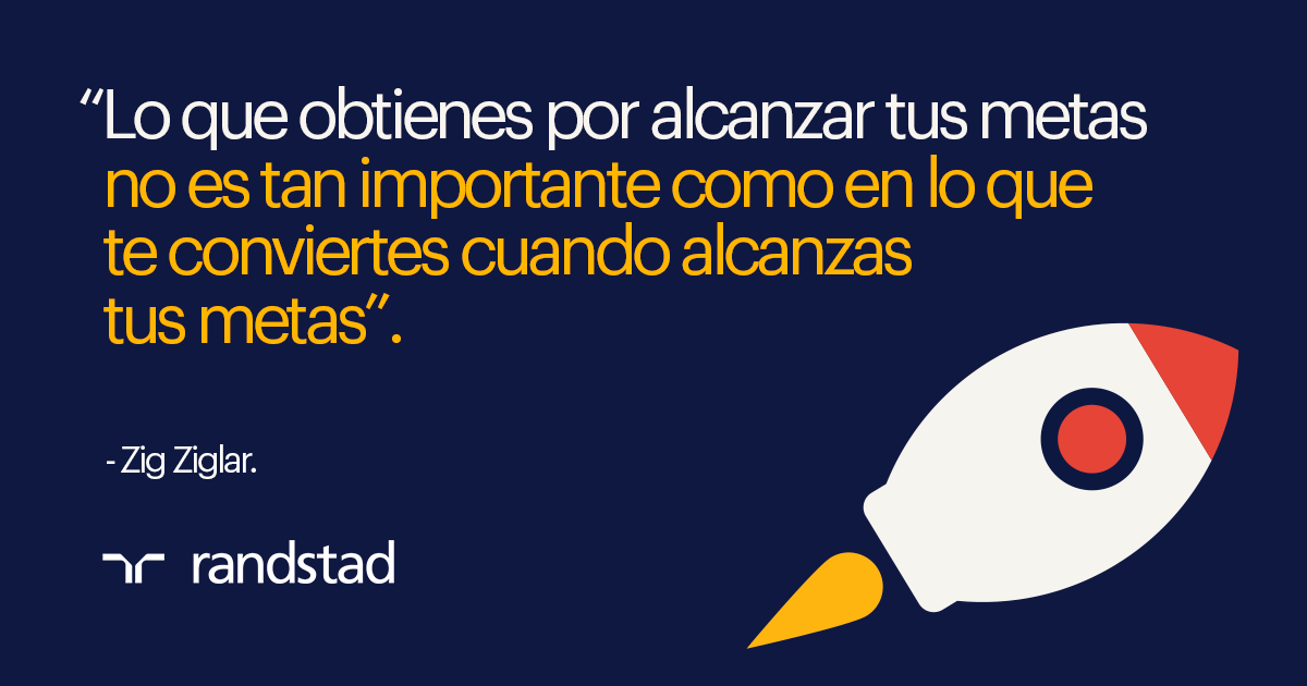 Randstad_es's tweet photo. "Lo que obtienes por alcanzar tus metas no es tan importante como en lo que te conviertes cuando alcanzas tus metas". Zig Ziglar. #RandstadMotivación #FelizDomingo https://t.co/Kkko9E8vUu